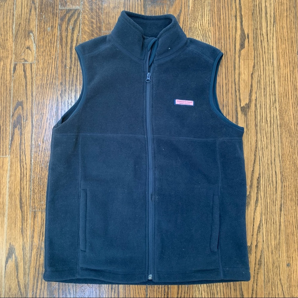 Navy Vineyard Vines Fleece Vest